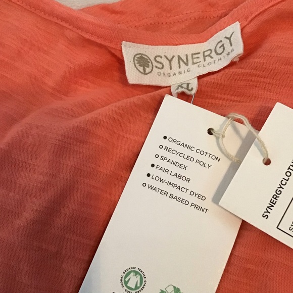 Synergy Organic Clothing Seabright Coral Dress - Picture 7 of 13